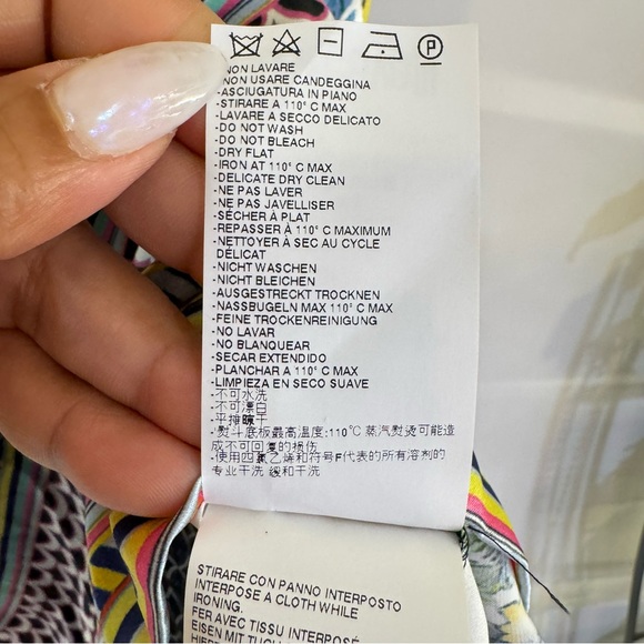 JustCavalli Roberto Cavalli 100% Silk  Bandana Print Mini Dress Size 42 (US 6) - Picture 15 of 16